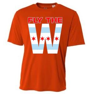 Fly The W Chicago Flag Cooling Performance Crew T-Shirt