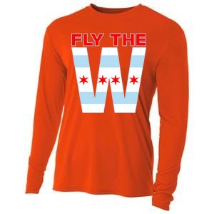 Fly The W Chicago Flag Cooling Performance Long Sleeve Crew