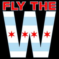 Fly The W Chicago Flag Flat Bill Trucker Hat