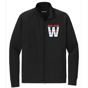 Fly The W Chicago Flag Stretch Full-Zip Cadet Jacket