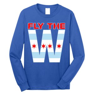 Fly The W Chicago Flag Long Sleeve Shirt