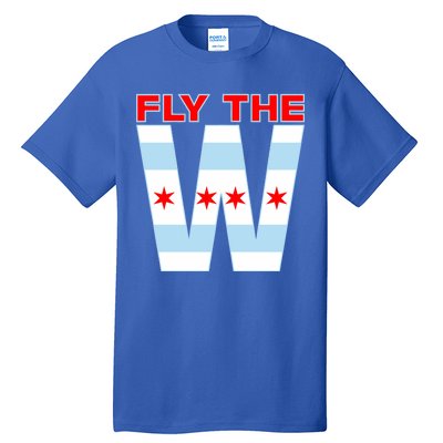 Fly The W Chicago Flag Tall T-Shirt