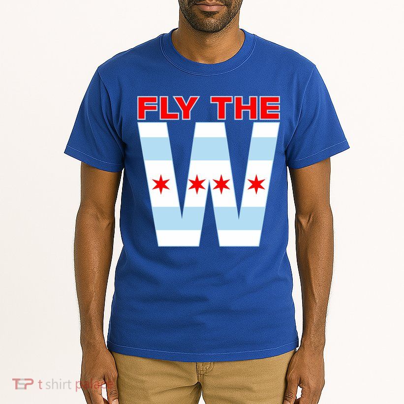 Fly The W Chicago Flag Tall T-Shirt