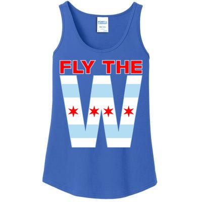 Fly The W Chicago Flag Ladies Essential Tank