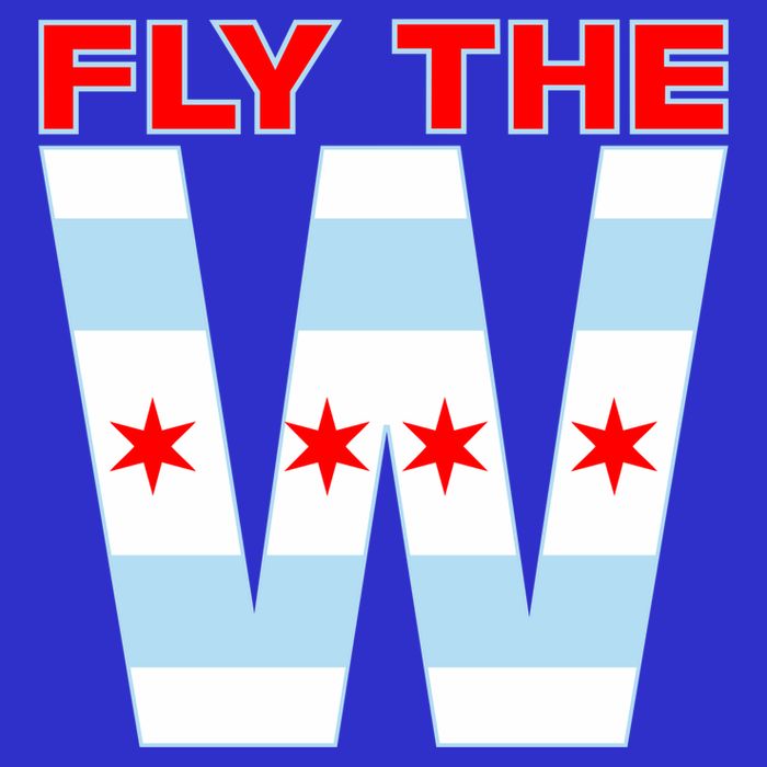 Fly The W Chicago Flag Baby Bodysuit