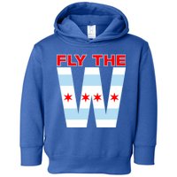 Fly The W Chicago Flag Toddler Hoodie