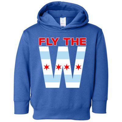 Fly The W Chicago Flag Toddler Hoodie