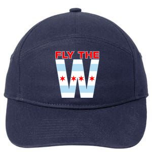 Fly The W Chicago Flag 7-Panel Snapback Hat