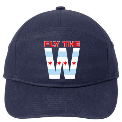 Fly The W Chicago Flag 7-Panel Snapback Hat