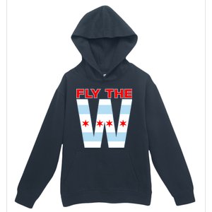 Fly The W Chicago Flag Urban Pullover Hoodie