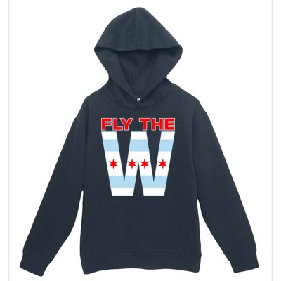 Fly The W Chicago Flag Urban Pullover Hoodie