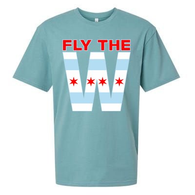 Fly The W Chicago Flag Sueded Cloud Jersey T-Shirt