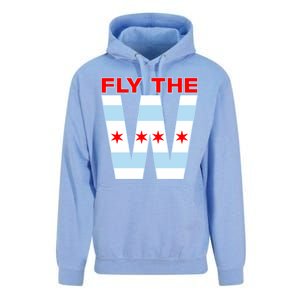 Fly The W Chicago Flag Unisex Surf Hoodie