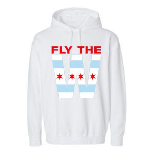 Fly The W Chicago Flag Garment-Dyed Fleece Hoodie