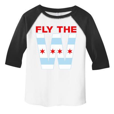 Fly The W Chicago Flag Toddler Fine Jersey T-Shirt