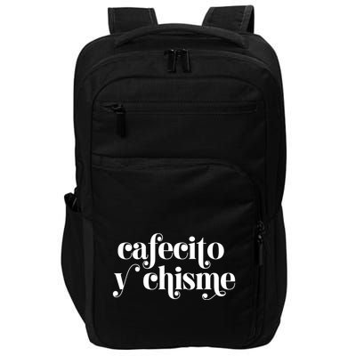 Frases LatinasCafecito Y Chisme Impact Tech Backpack