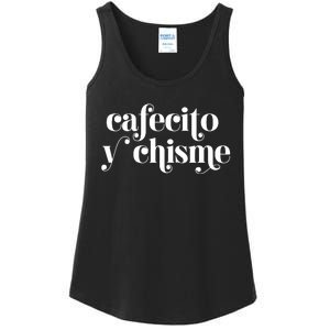 Frases LatinasCafecito Y Chisme Ladies Essential Tank