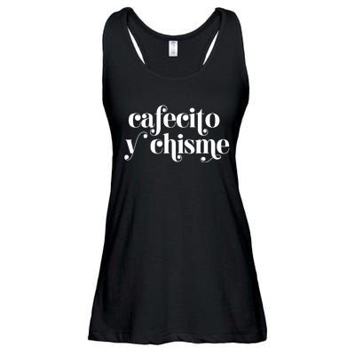 Frases LatinasCafecito Y Chisme Ladies Essential Flowy Tank