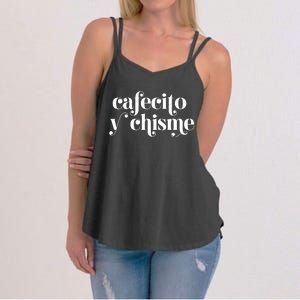 Frases LatinasCafecito Y Chisme Women's Strappy Tank