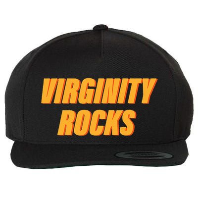 Funny Love Yourself First Virginity Rocks Wool Snapback Cap