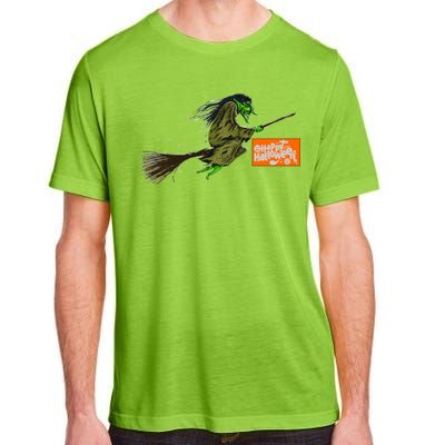 Flying Halloween Witch Adult ChromaSoft Performance T-Shirt