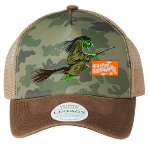 Flying Halloween Witch Legacy Tie Dye Trucker Hat