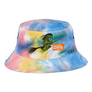 Flying Halloween Witch Tie Dye Newport Bucket Hat