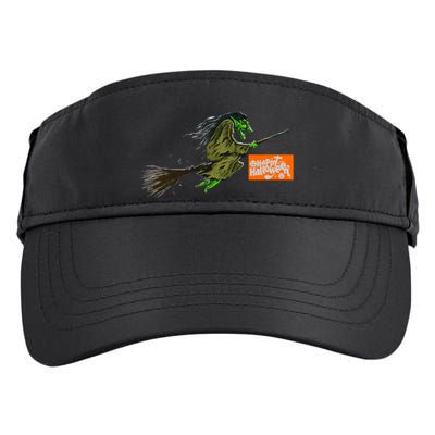 Flying Halloween Witch Adult Drive Performance Visor