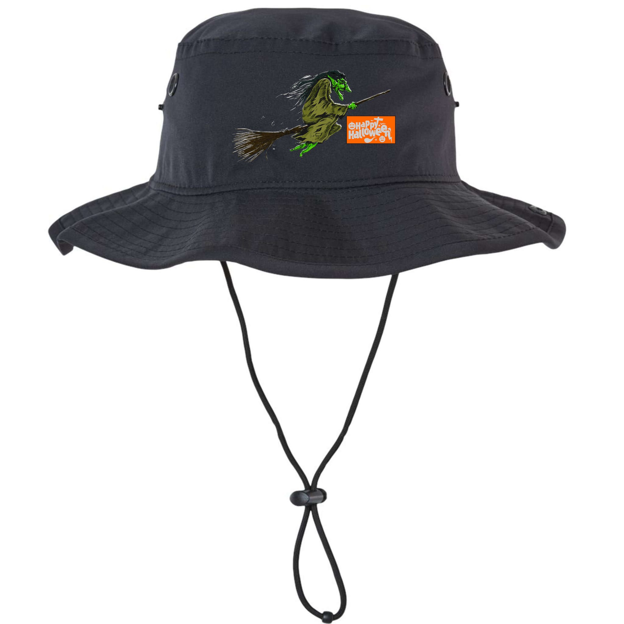 Flying Halloween Witch Bucket Hat