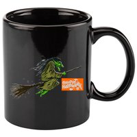 Flying Halloween Witch 11oz C Handle Ceramic Mug