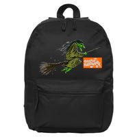 Flying Halloween Witch 16 in Basic Backpack