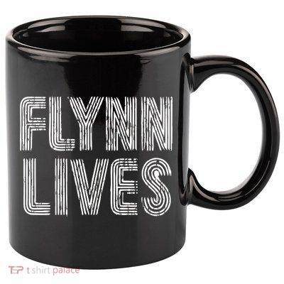 Flynn Lives Retro Logo 11oz C Handle Ceramic Mug
