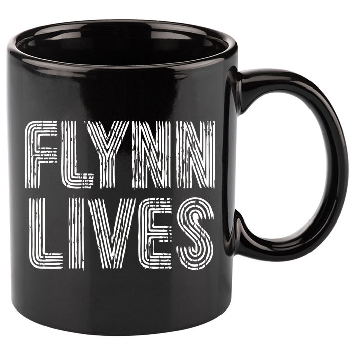 Flynn Lives Retro Logo 11oz C Handle Ceramic Mug