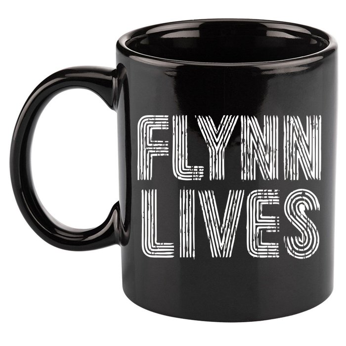 Flynn Lives Retro Logo 11oz C Handle Ceramic Mug