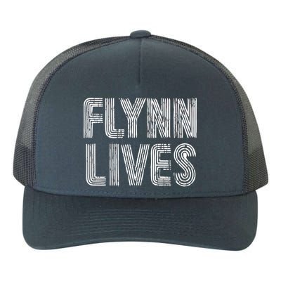 Flynn Lives Retro Logo Yupoong Adult 5-Panel Trucker Hat