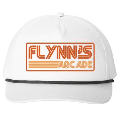 Flynn's Arcade Vintage Retro 80's Logo Snapback Five-Panel Rope Hat