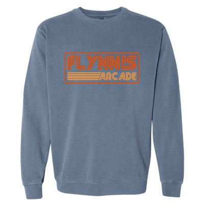 Flynn's Arcade Vintage Retro 80's Logo Garment-Dyed Sweatshirt