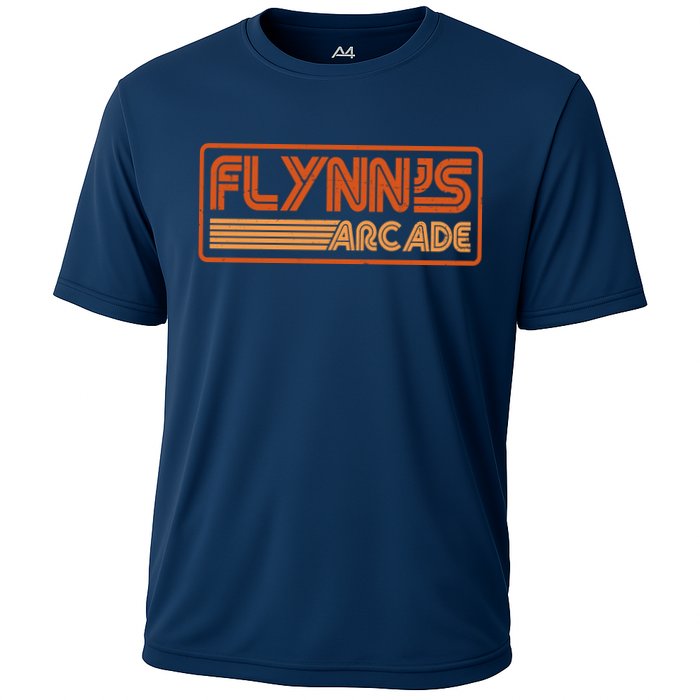 Flynn's Arcade Vintage Retro 80's Logo Performance Shirt