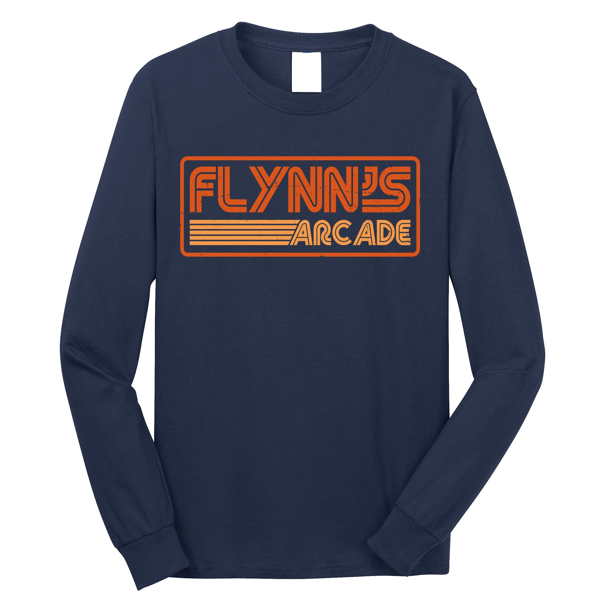 Flynn's Arcade Vintage Retro 80's Logo Long Sleeve Shirt