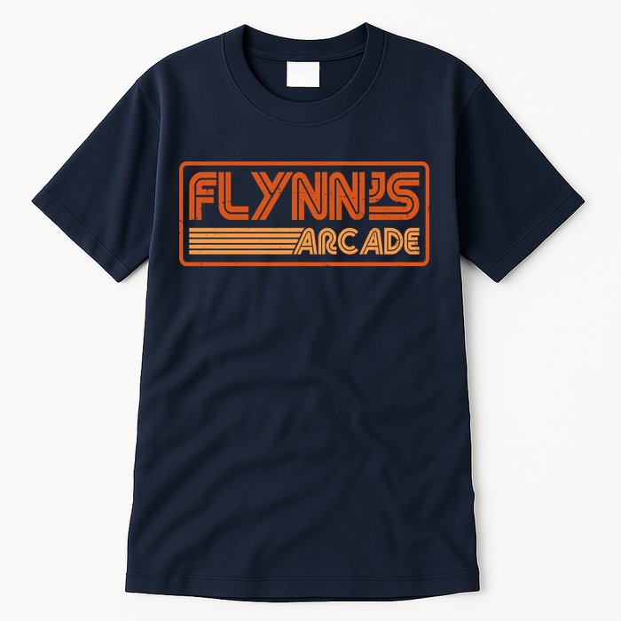 Flynn's Arcade Vintage Retro 80's Logo Tall T-Shirt
