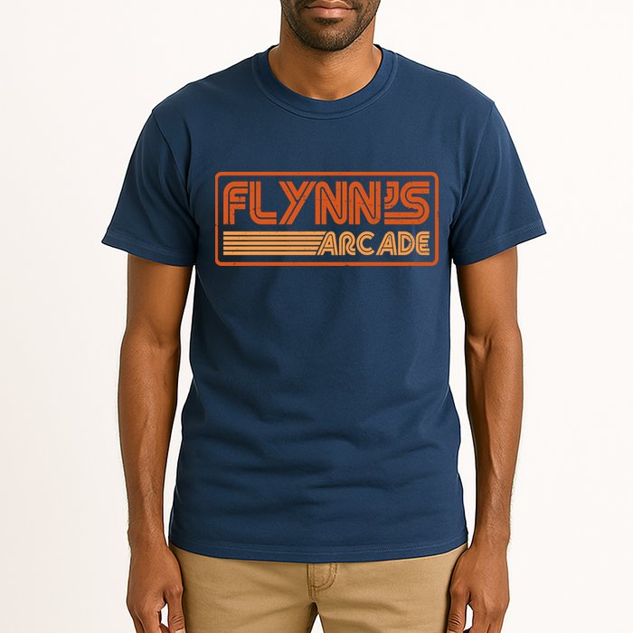 Flynn's Arcade Vintage Retro 80's Logo Tall T-Shirt
