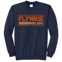 Flynn's Arcade Vintage Retro 80's Logo Tall Sweatshirt