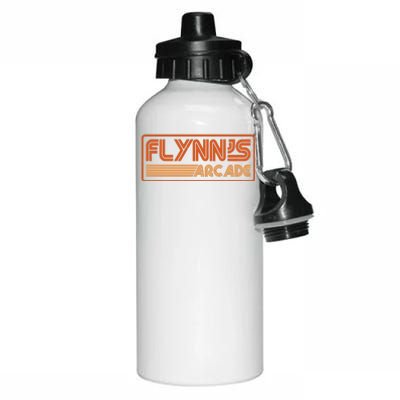 Flynn's Arcade Vintage Retro 80's Logo Aluminum Water Bottle 