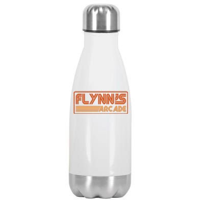 Flynn's Arcade Vintage Retro 80's Logo Stainless Steel Insulated Water Bottle