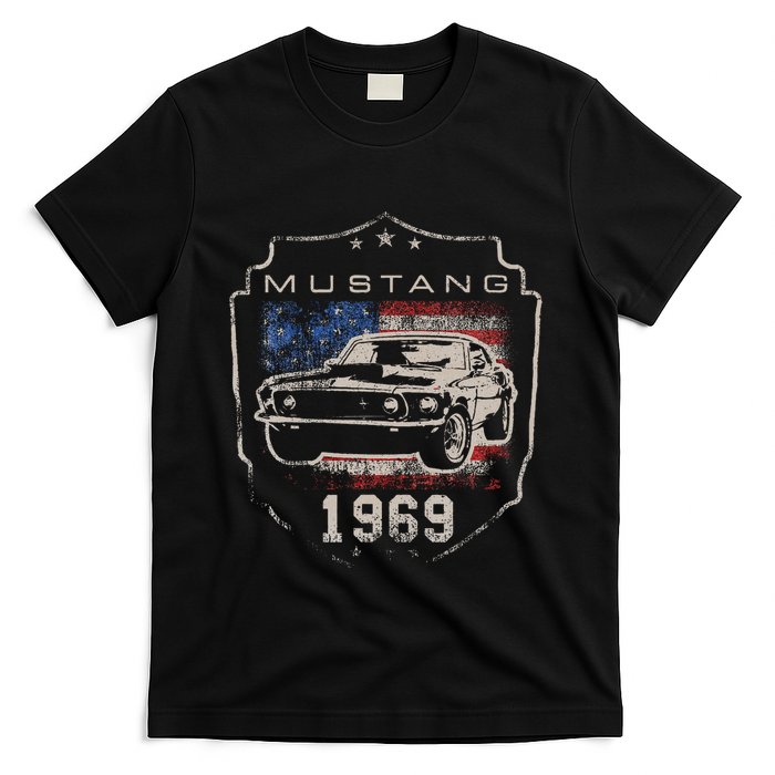 F.O.R.D. M.U.S.T.A.N.G 1969 Flag T-Shirt