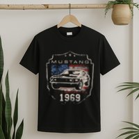 F.O.R.D. M.U.S.T.A.N.G 1969 Flag T-Shirt