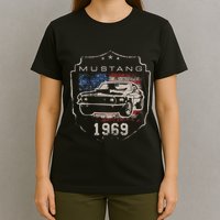 F.O.R.D. M.U.S.T.A.N.G 1969 Flag T-Shirt