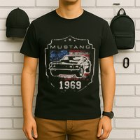 F.O.R.D. M.U.S.T.A.N.G 1969 Flag T-Shirt