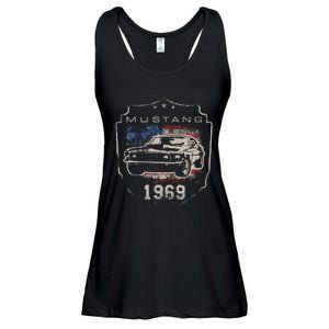 F.O.R.D. M.U.S.T.A.N.G 1969 Flag Ladies Essential Flowy Tank