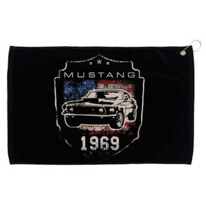 F.O.R.D. M.U.S.T.A.N.G 1969 Flag Grommeted Golf Towel